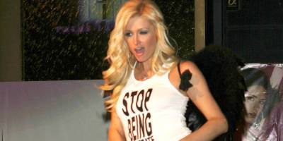 Paris Hilton's 'Stop Being Poor' Shirt Was Never Real - www.justjared.com