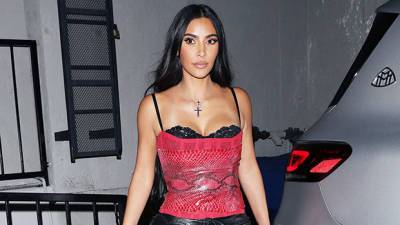 Kim Kardashian Rocks Bikini Bottoms Sexy Cropped Button Down In New Photos - hollywoodlife.com
