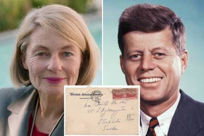 JFK’s intimate letters to Swedish mistress up for auction - nypost.com - France - USA - Sweden - state Massachusets - Boston