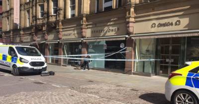 Sledgehammer-wielding burglars steal tens of thousands of pounds worth of watches from jewellers - www.manchestereveningnews.co.uk - Manchester
