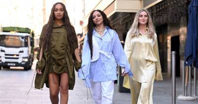 Little Mix's Perrie and Jade wore matching baggy outfits to hide Leigh-Anne Pinnock's pregnancy - www.ok.co.uk