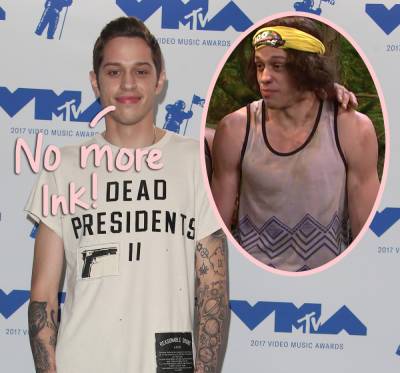 Pete Davidson Reveals The REAL Reason For His Various Tattoo Removals! - perezhilton.com