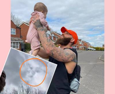 Ashley Cain Fans Spot Late Daughter's Face In The Sky Above Him! Look! - perezhilton.com