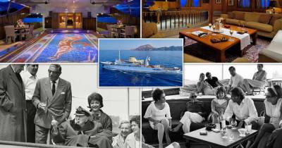 Aristotle Onassis's yacht can be hired for £545,000 a week - www.msn.com - Taylor - Greece - county Churchill