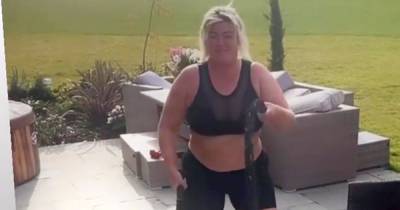 Gemma Collins looks incredible in crop top and shorts during early morning workout as weight loss continues - www.ok.co.uk