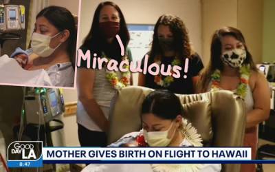 Surprise! Woman Gives Birth Mid-Flight -- And She Didn't Even Know She Was Pregnant! - perezhilton.com - city Honolulu - city Salt Lake City