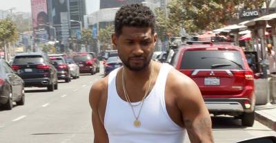 Usher Shows Off His Muscles in Tank Shirt While Shopping in WeHo - www.justjared.com - Las Vegas