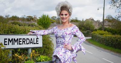 Emmerdale to air soap's first Pride celebration with help of Drag Race star The Vivienne - www.manchestereveningnews.co.uk - Britain