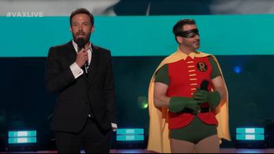 Jimmy Kimmel And Ben Affleck Suit Up For ‘Vax Live’ — Watch - deadline.com