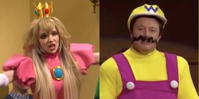 Kyle Mooney - Elon Musk's Girlfriend Grimes Appears as Princess Peach in 'SNL' Skit - Watch! - justjared.com - county Peach