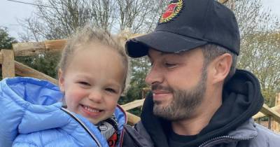 Mario Falcone details rushing son Parker to hospital after he gets sweetcorn lodged up his nose - www.ok.co.uk
