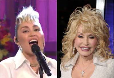 SNL: Miley Cyrus gives Mother’s Day shout out to ‘my godmother’ Dolly Parton following ‘beautiful’ cover - www.msn.com - USA