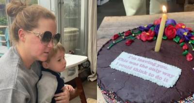 WATCH: Amy Schumer's husband Chris Fischer trolls her with hilarious message on her 40th birthday cake - www.pinkvilla.com