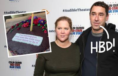 Amy Schumer’s Husband Chris Fischer Leaves HILARIOUS Message On Her Birthday Cake! LOOK! - perezhilton.com