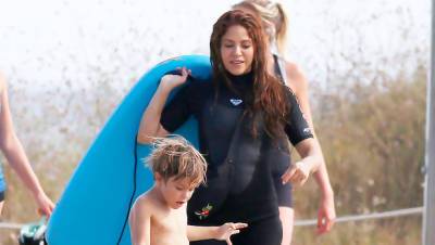 Shakira’s Son Sasha, 5, Is So Grown Up In Rare Photo After 1st Surf Lesson - hollywoodlife.com