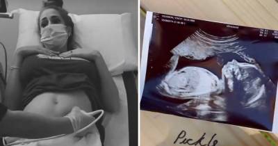 Pregnant Stacey Solomon bares her bump and shares first scan picture of baby - www.ok.co.uk