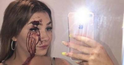 Teen mum left soaked in blood after horror attack while picking up pizza - www.dailyrecord.co.uk