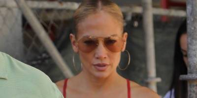 Jennifer Lopez Shows Some Skin After a Workout in Miami - www.justjared.com - Miami - Florida