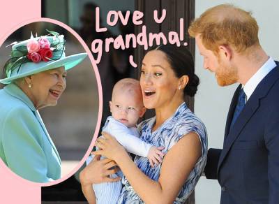 Prince Harry & Meghan Markle Are Focusing On Maintaining 'Good Relationship With The Queen' After Daughter’s Birth - perezhilton.com