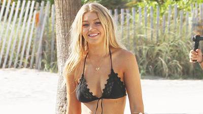 Gigi Hadid Baby Khai, 9 Months, Rock Matching Swimsuits In The Pool: See Sweet Pics - hollywoodlife.com