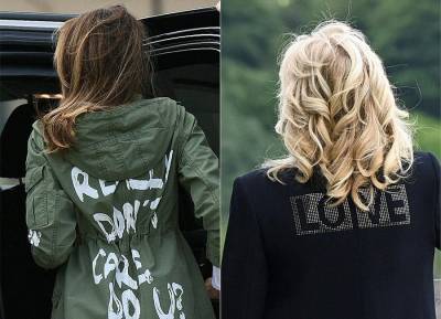 ‘Jill Biden actually cares’ Is the first lady sending Melania a message with her jacket? - evoke.ie - Britain