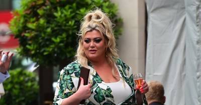 Gemma Collins buys Porsche for her brother as pair enjoy champagne-fuelled dinner - www.ok.co.uk