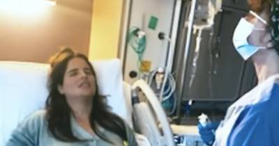 Binky Felstead shares raw and intimate clips of herself in labour with baby boy - www.ok.co.uk