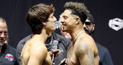 Bryce Hall Faces Off with Austin McBroom at Pre-Fight Weigh-In, Austin Promises a Quick Win - www.justjared.com - Florida - city Hollywood, state Florida
