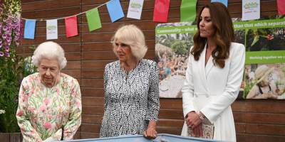 Kate Middleton Joins Queen Elizabeth & Camilla Duchess of Cornwall For G7 Summit Activities - www.justjared.com - county Summit