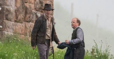 Harrison Ford spotted with his famous whip filming new Indiana Jones film in Scotland - www.dailyrecord.co.uk - Scotland - Indiana - county Harrison - county Ford