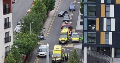 Man rescued from bridge in Salford following reports of emergency service presence - www.manchestereveningnews.co.uk - Manchester - city Downtown