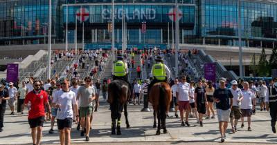 Fan rushed to hospital with serious injuries after falling from stand at Wembley during England's first Euro fixture - www.manchestereveningnews.co.uk - Croatia