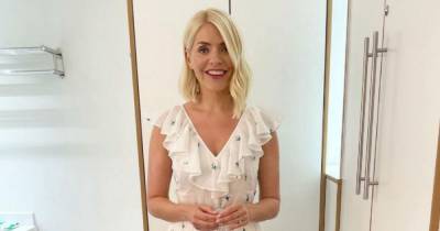 Holly Willoughby brings the summer vibes in stunning designer dress on This Morning - www.ok.co.uk - New York