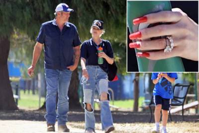 Exclusive photos show Gwen Stefani, Blake Shelton may have secretly wed - nypost.com - Oklahoma - Santa Monica