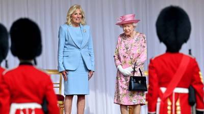 Jill Biden Thanks Queen Elizabeth for a 'Warm Welcome' to Windsor Castle - www.glamour.com