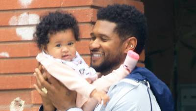 Usher’s Daughter Sovereign, 8 Months, Is Adorable In Rare Photo Ahead Of Singer’s 4th Child’s Birth - hollywoodlife.com