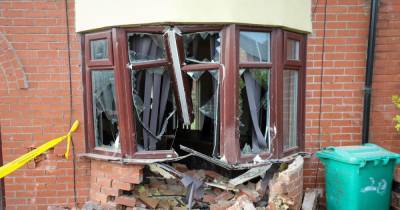 'It was just a huge bang': Car smashes into mum's house after 'police chase' as she and young son slept - www.manchestereveningnews.co.uk - Manchester