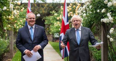 What Boris Johnson's Australian trade deal will mean for Scots - www.dailyrecord.co.uk - Australia - Britain - Scotland - county Scott - county Morrison
