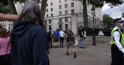 BBC journalist chased by anti-lockdown protesters outside Downing Street - www.manchestereveningnews.co.uk - London