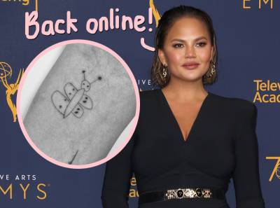Chrissy Teigen Shows Off New Tattoo Drawn By Daughter As She Reflects More On Her Social Media Scandal - perezhilton.com