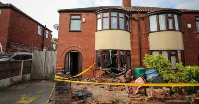 Man arrested on suspicion of dangerous driving after car crashes into house in Gorton following police chase - www.manchestereveningnews.co.uk - Manchester