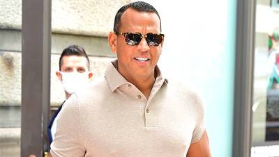 A-Rod Reveals His Arm Muscles In Tight Shirt As He Leaves Katie Holmes Apartment Building - hollywoodlife.com - New York