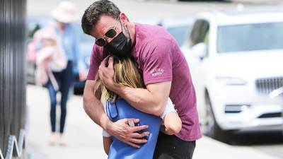 Ben Affleck Hugs Son Samuel, 9, After Swim Practice Amidst Rekindled J.Lo Romance — Pics - hollywoodlife.com - California
