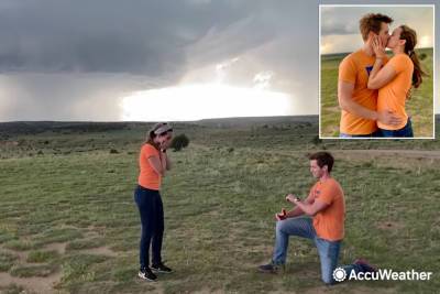 Twisted meteorologist couple gets engaged amid ‘our first tornado’ - nypost.com - Colorado