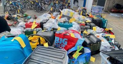 Pictured: Huge haul of almost 70 stolen bikes and dozens of power tools in single police raid - www.manchestereveningnews.co.uk