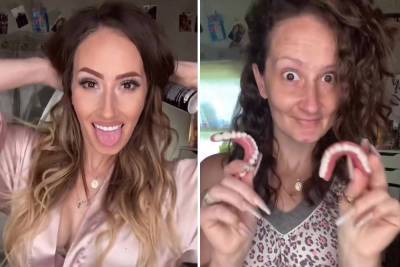 TikTok mom claps back at trolls who hate her dentures and makeovers - nypost.com