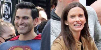 Tyler Hoechlin & Bitsie Tulloch Are All Smiles on Set for the 'Superman & Lois' Season Finale - www.justjared.com - Britain - city Columbia