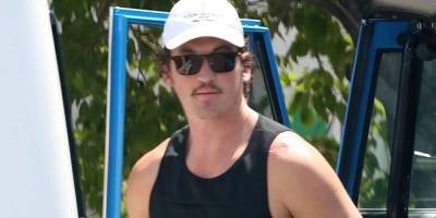 Miles Teller Puts His Muscles On Display as He Heads to a Workout in LA - www.justjared.com - Los Angeles - Hawaii
