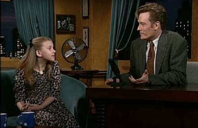 Conan O’Brien Shares Throwback Clip Of 9-Year-Old Scarlett Johansson In 1994 Sketch - etcanada.com