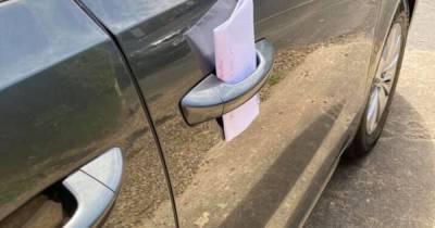 Mum surprised as stranger leaves kind note about her kids on car - www.dailyrecord.co.uk - Birmingham